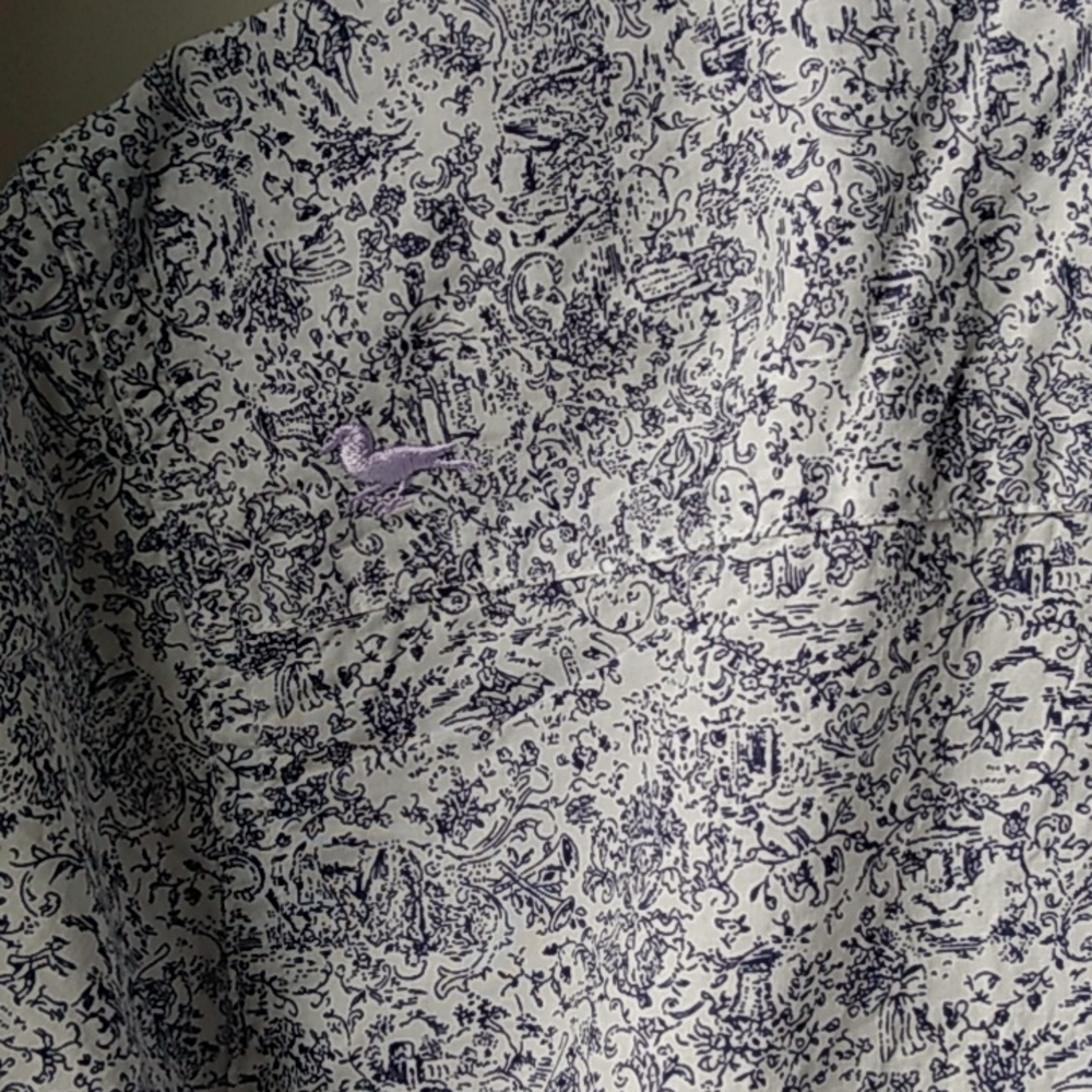Men's untucked Short sleeve Button down by Modern Amusement in Sz M - Picture 2 of 8